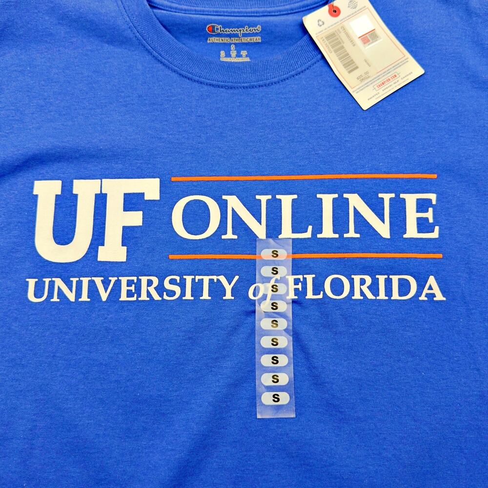 UF Online University of Florida Tee T-shirt SMALL NWT Champion